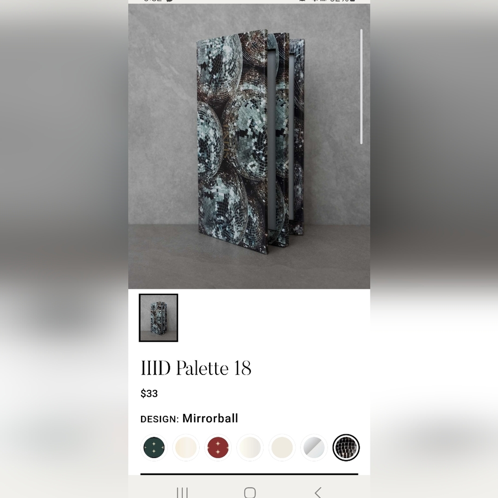 Disco Ball Patterned Palette